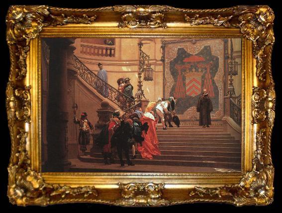 framed  Jean-Leon Gerome Eminence grise, ta009-2